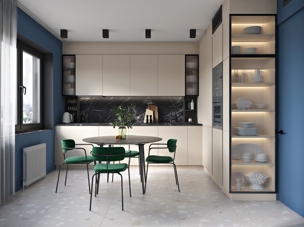 Кухня ЖК Татьянин Парк "Сапфировая нега"