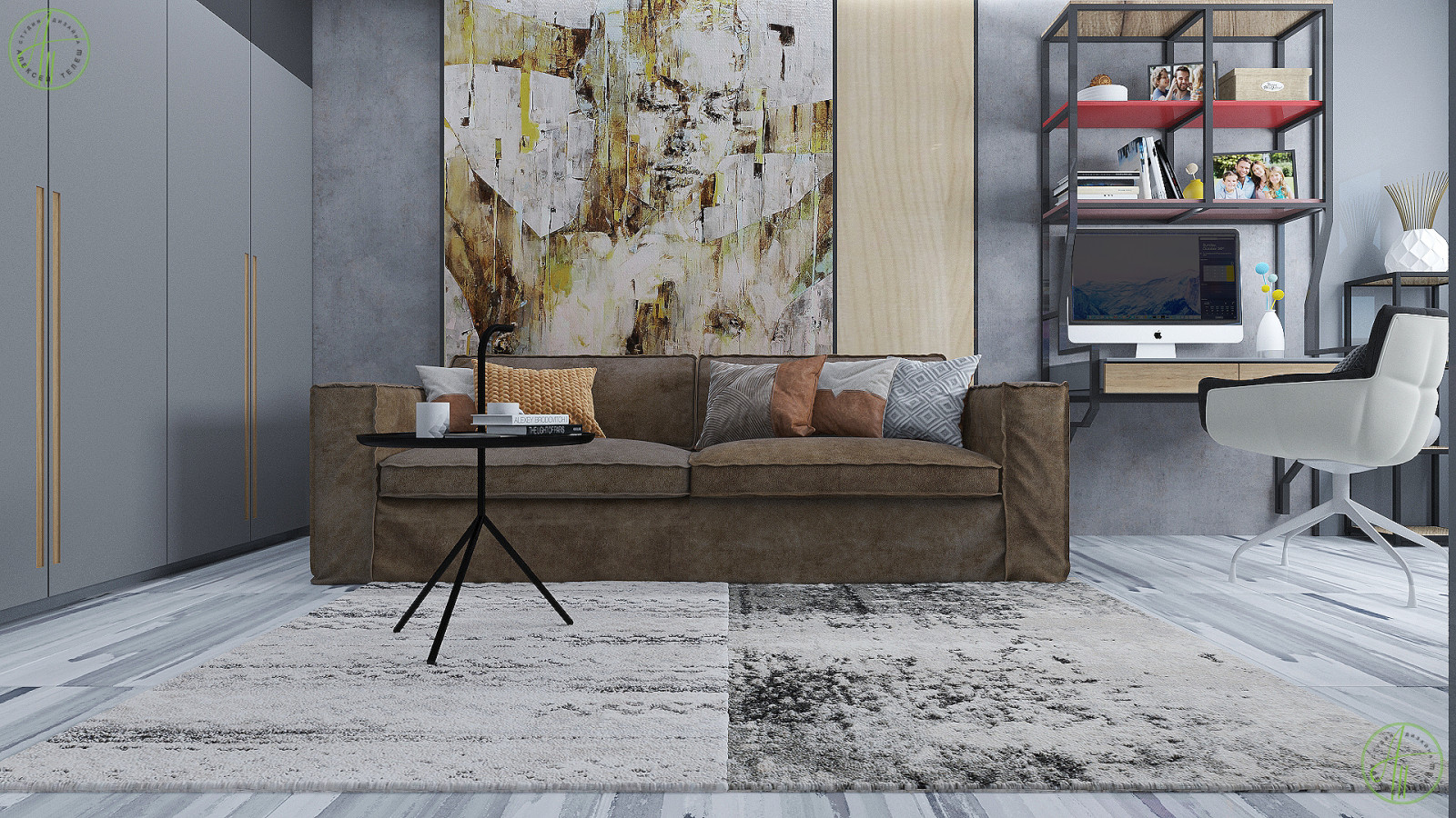 "Концепт серого в Брежневке"