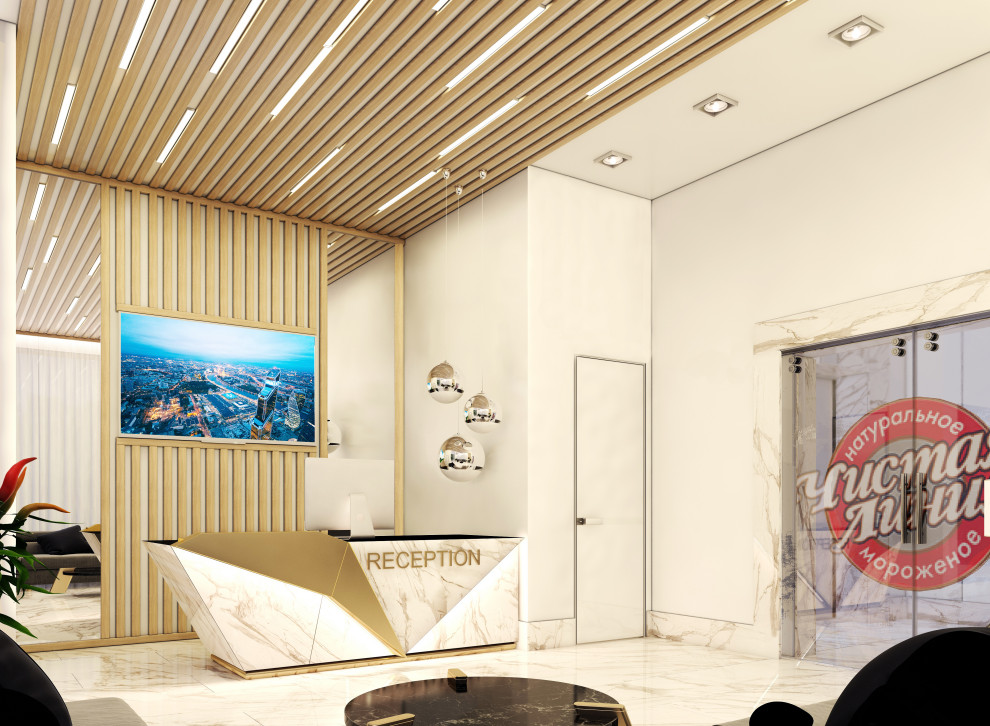 Интерьеры офиса Чистая Линия