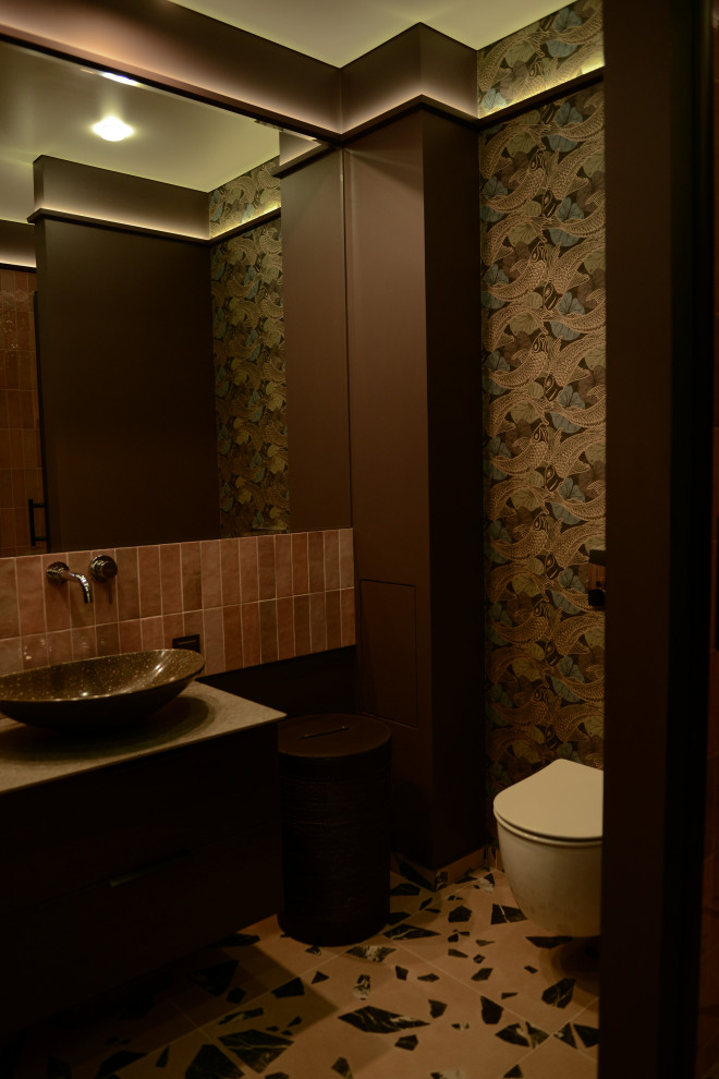 санузел с рыбками