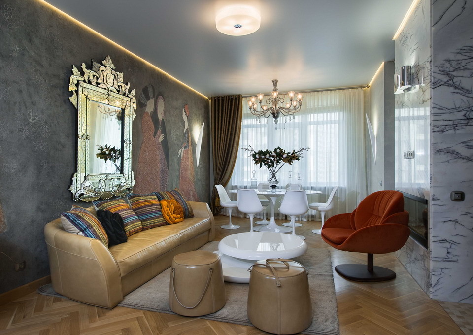 Текстильный дизайн уютной квартиры