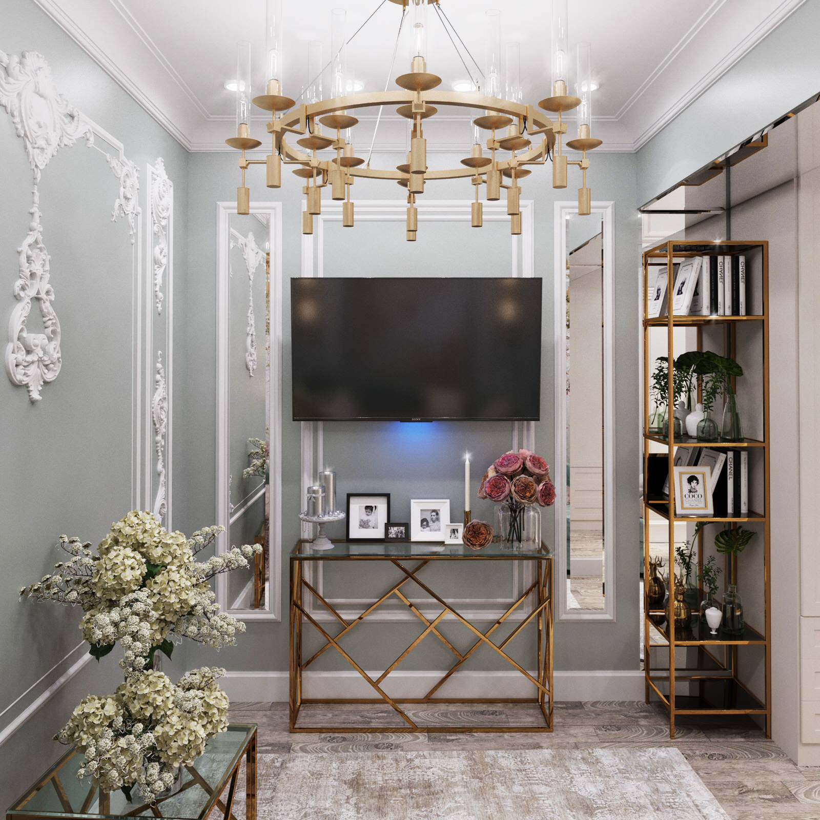 Визуализация гостевой спальни.