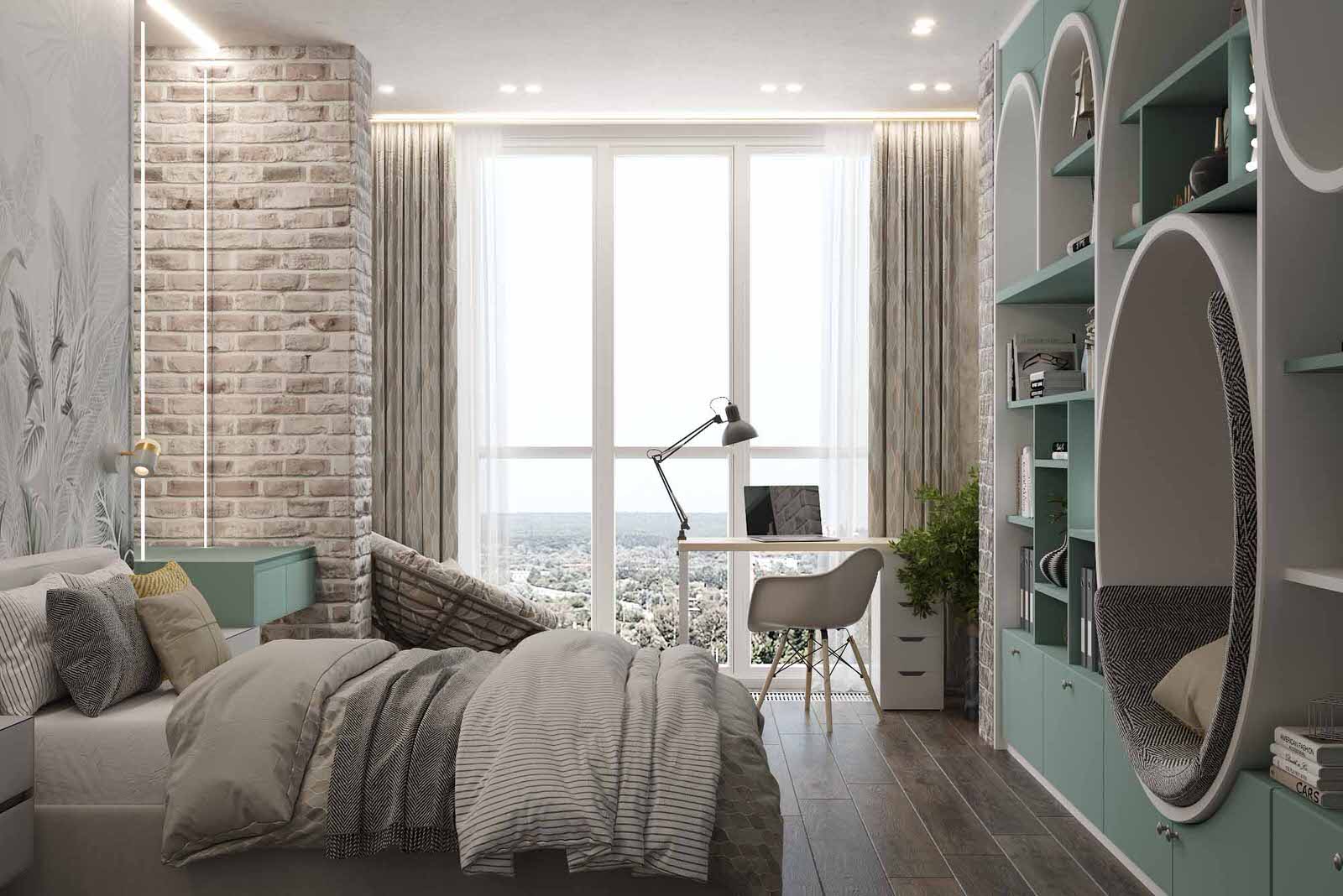 Двухуровневая квартира в Курске