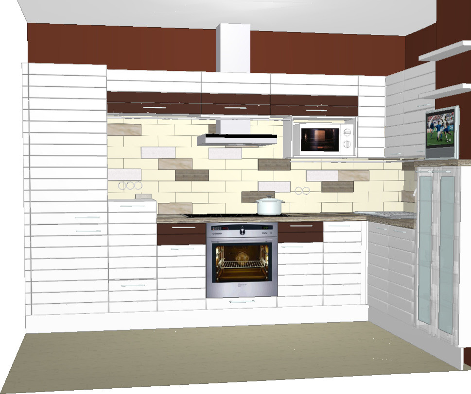 Кухня в коттеджном посёлке Пестово