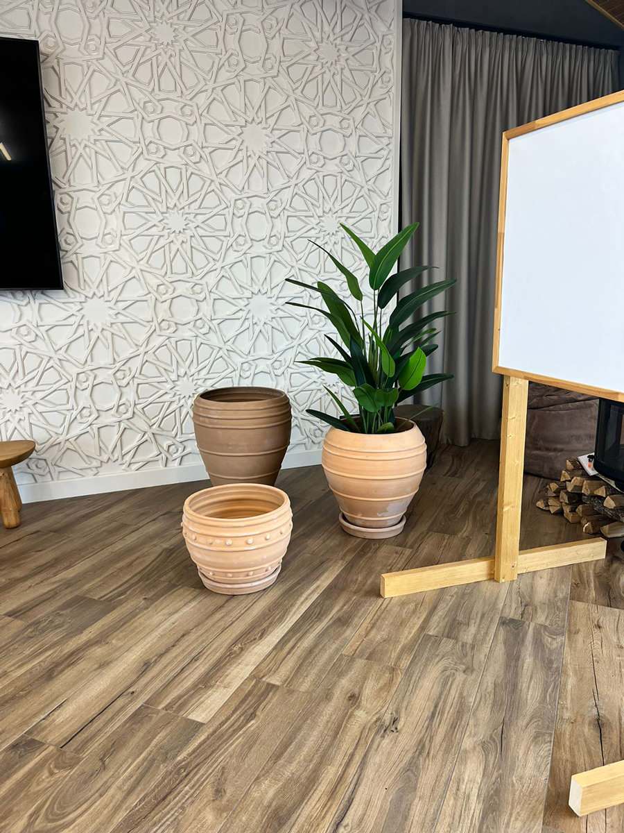 Обложка проекта: Горшки под деревья для конференц-зала частной усадьбы