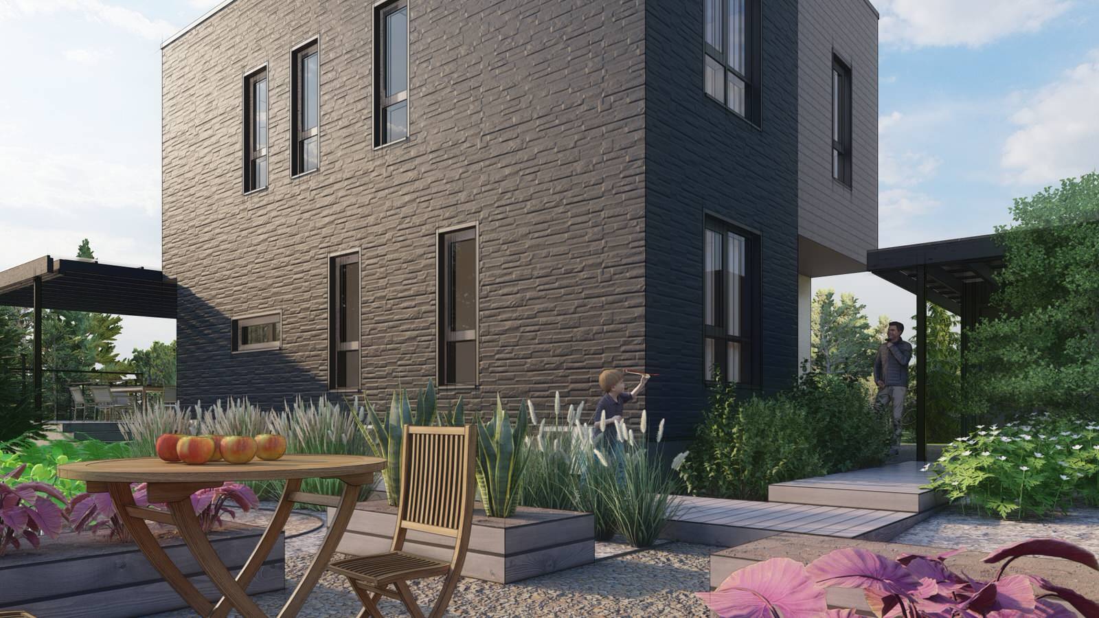 Благоустройство участка в коттеджном поселке Литл Токио, г. Казань