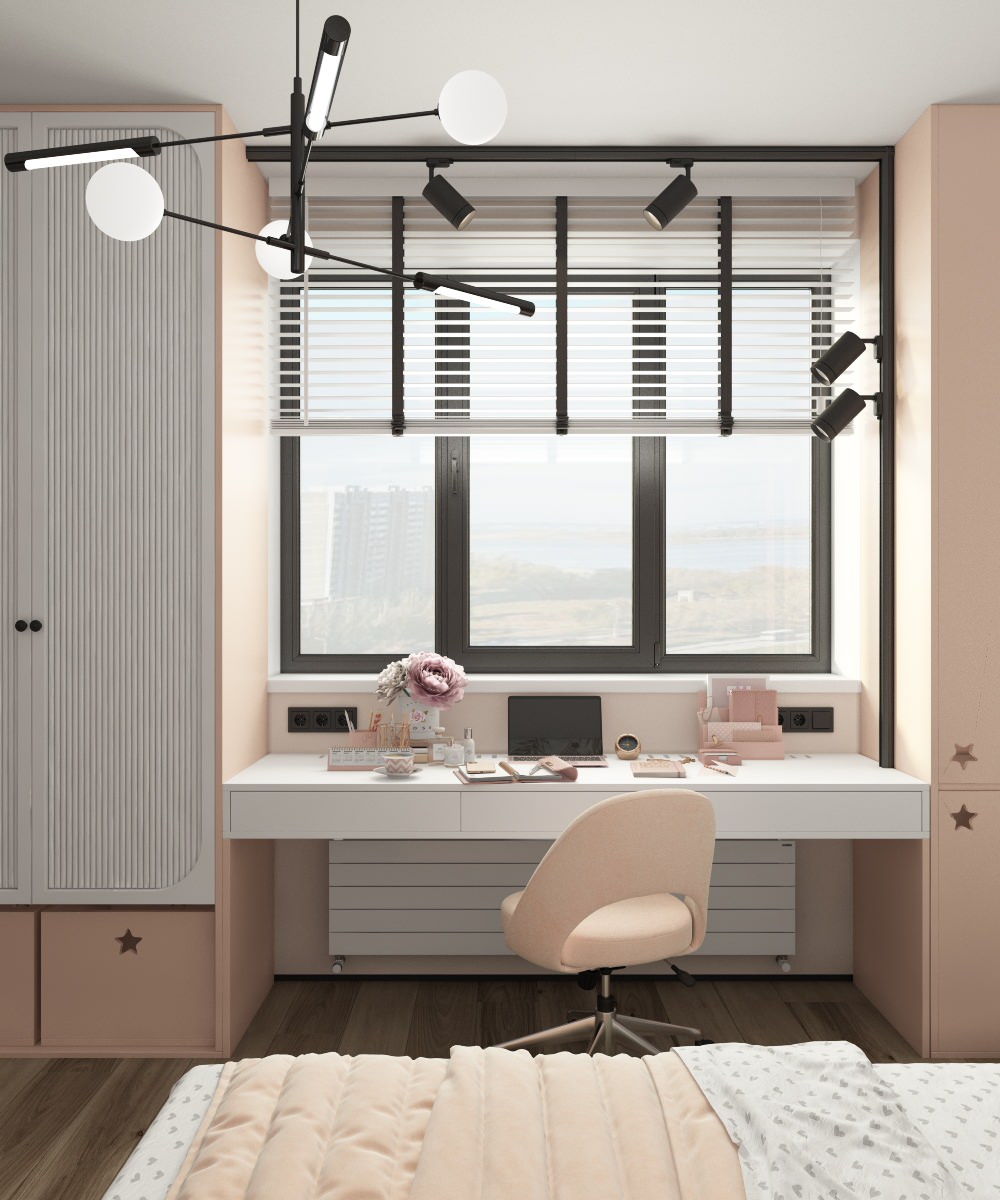 Интерьер детской комнаты, дизайнер Наталья Шевлякова