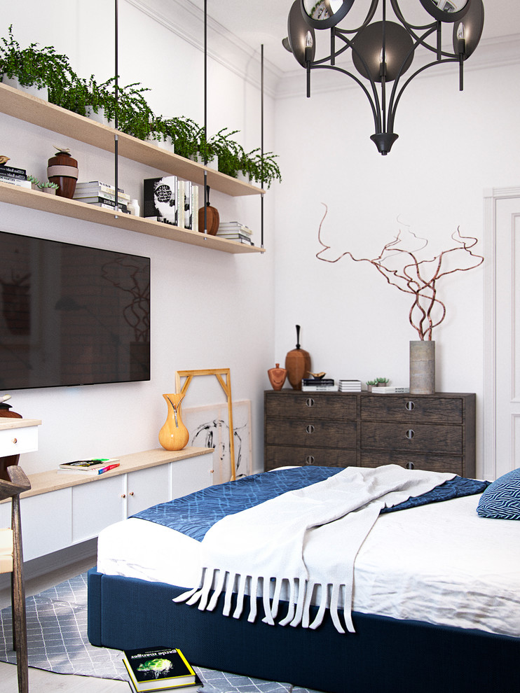 Спальня в скандинавском стиле