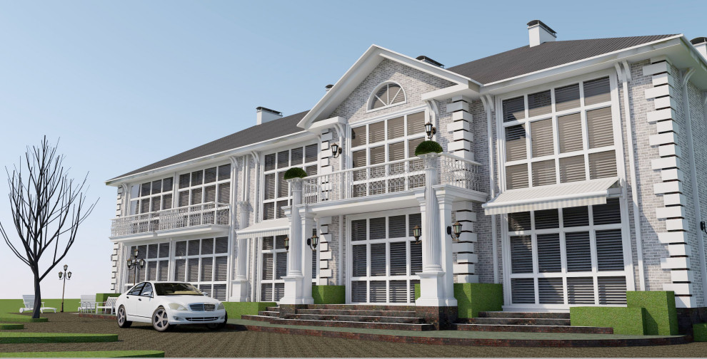 Архитектура здания в классическом стиле