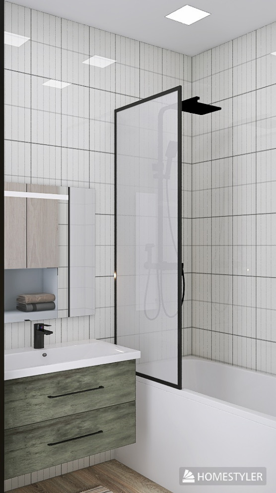 Обложка проекта: Двухкомнатная квартира для психолога с двумя детьми