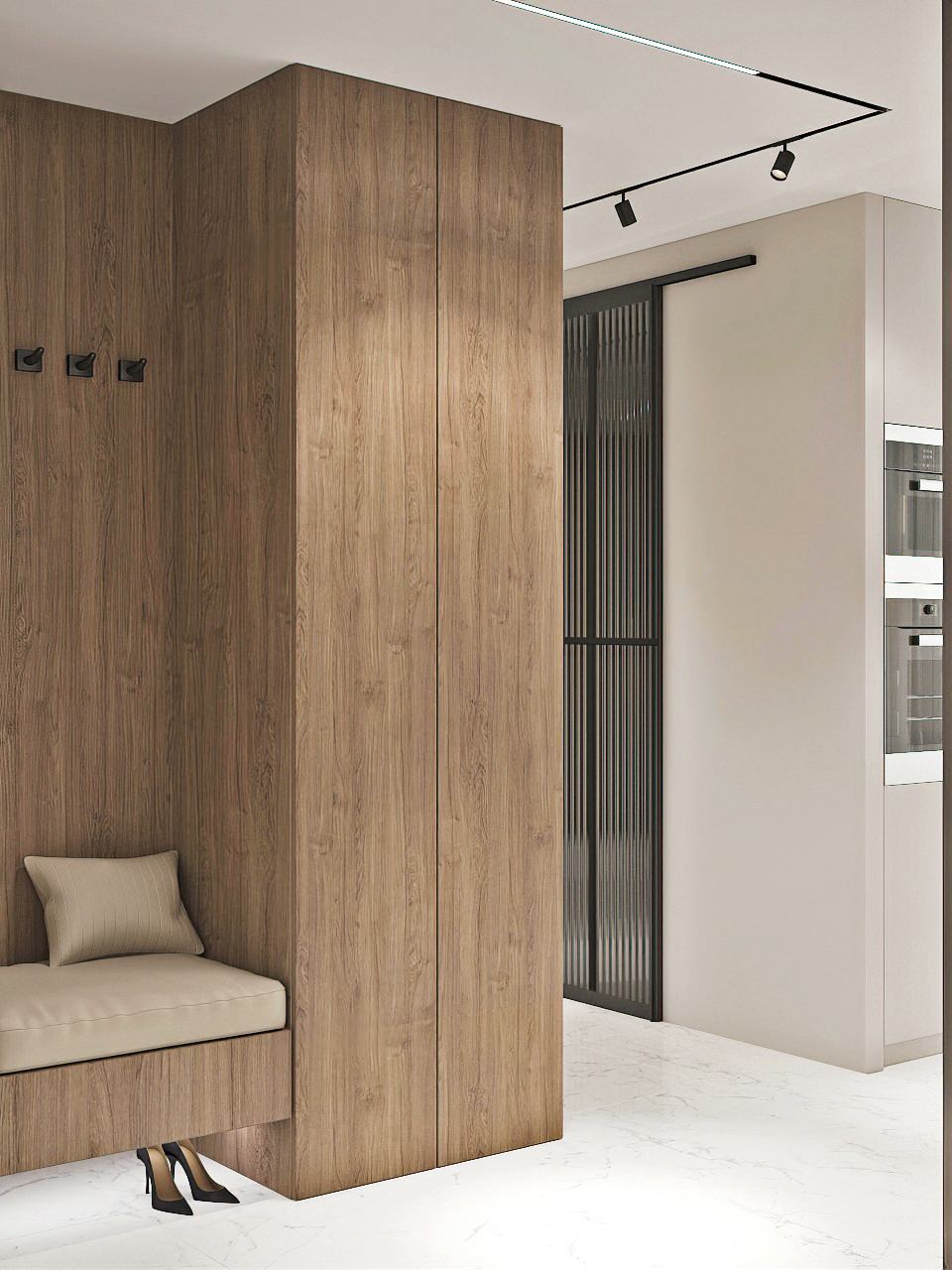 Проект квартиры  67 кв.м. 2021г.