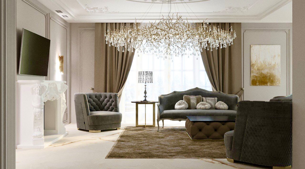 Классические решения интерьера частного дома в МО. Какой вариант интереснее?