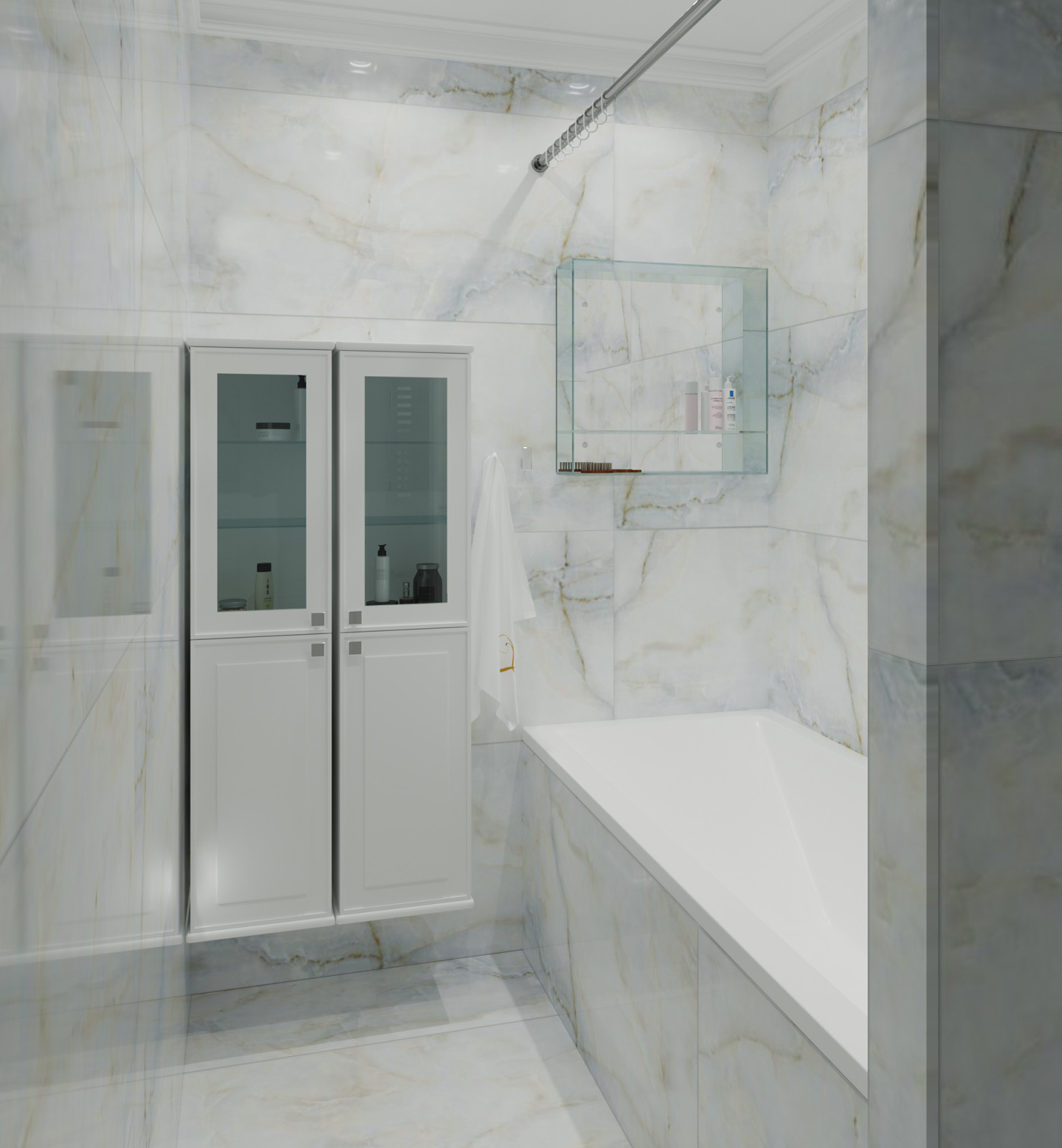 ЖК Заельцовский. Ванная комната 6,8 м2