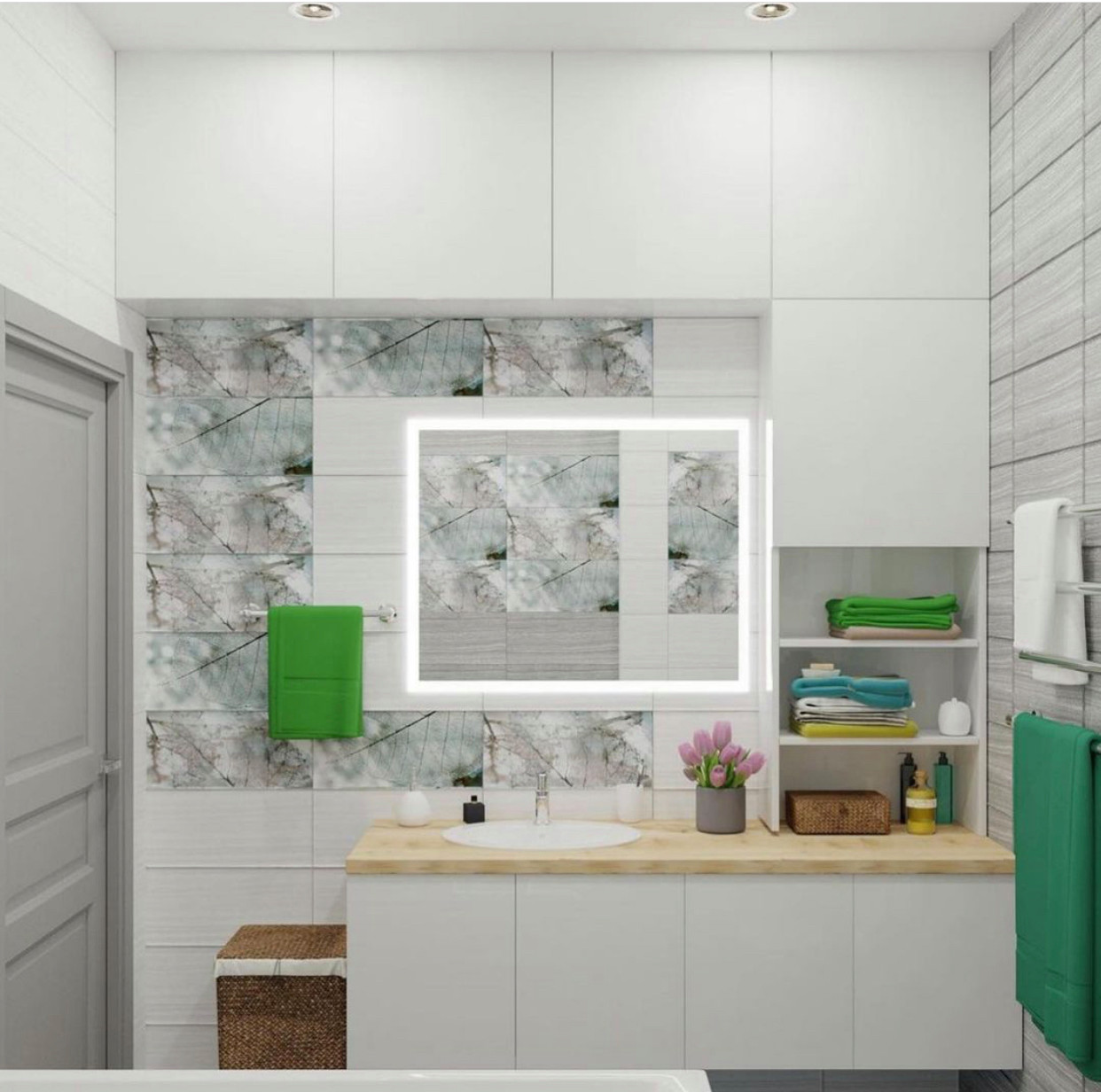 Дизайн - проект ванной комнаты