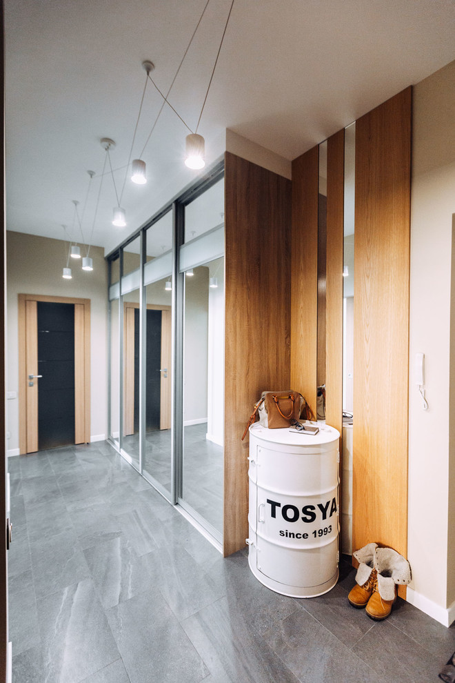 Дерево и бетон