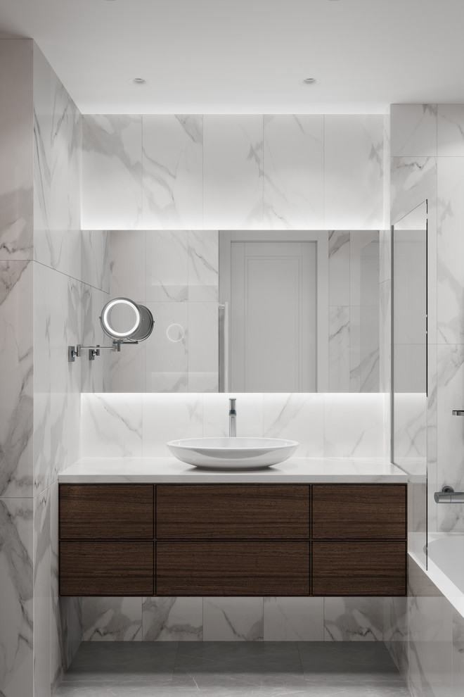 Обложка проекта: Трехкомнатная квартира на Мичуринском проспекте