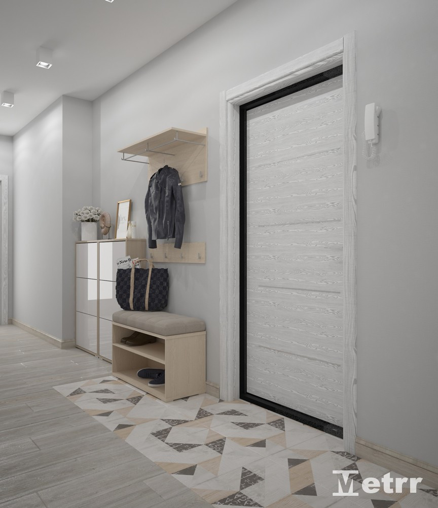 Дизайн - проект двухкомнатной квартиры S=70m2 на Арцыбушевской