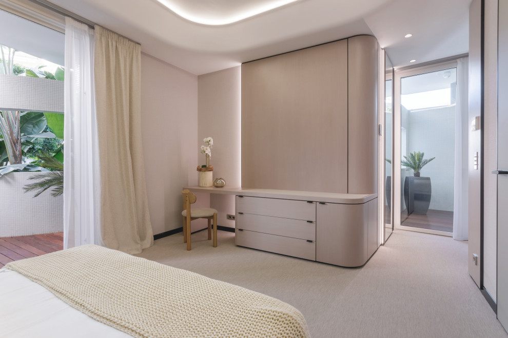 Fusion modern. Interior design of a villa in Monte-Carlo