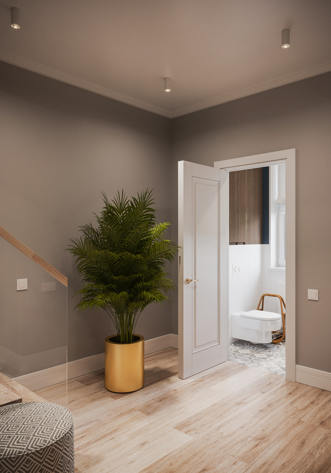 Apartamento de tres pisos