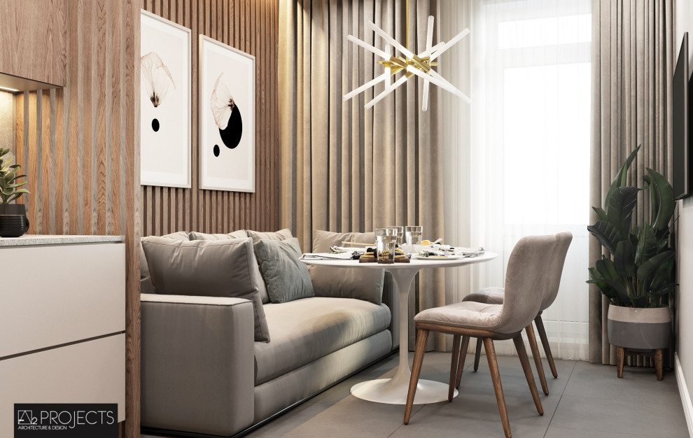 ДИЗАЙН-ПРОЕКТ ТРЕХКОМНАТНОЙ КВАРТИРЫ 68М2