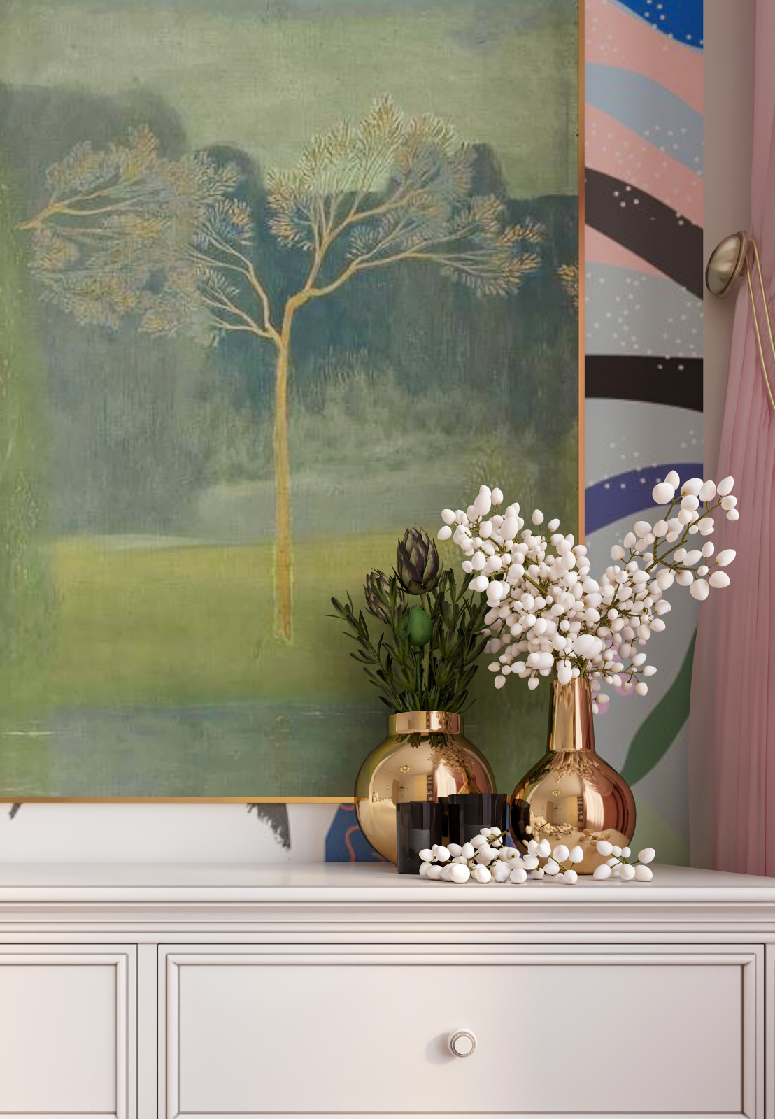 Обложка проекта: Дизайн четырёхкомнатной квартиры в ЖК Тушино-2018