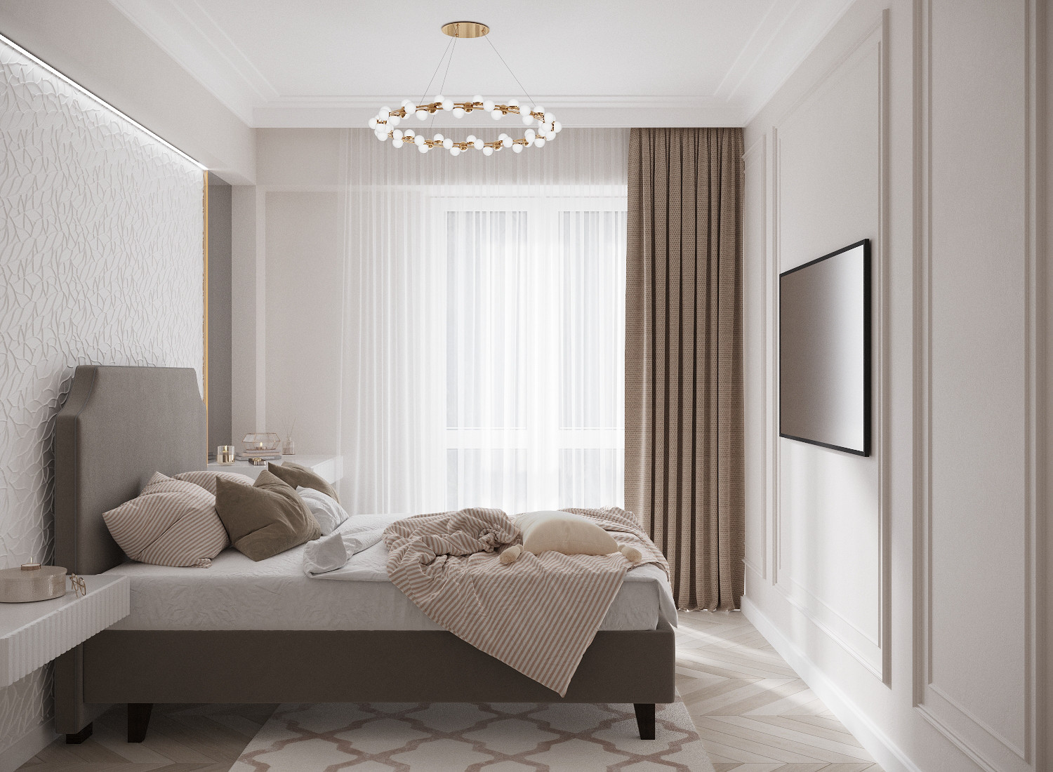 Дизайн-проект частного дома в стиле неоклассика