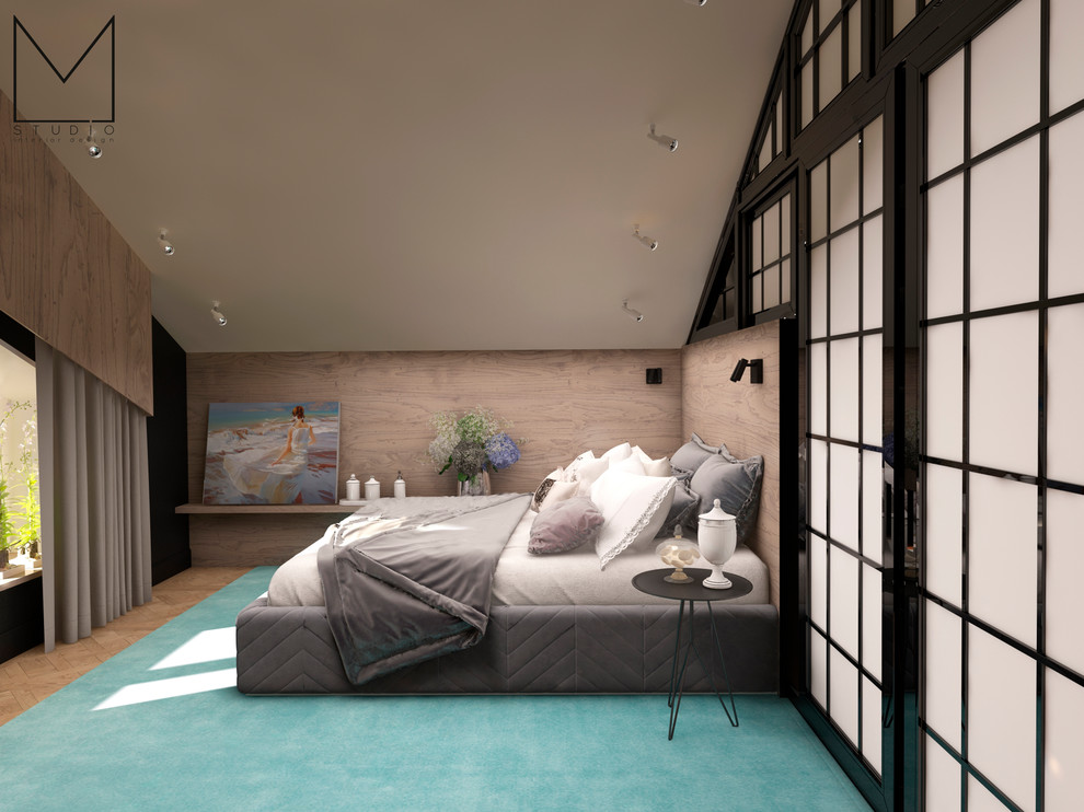 Обложка проекта: Спальня в частном доме в Медведково