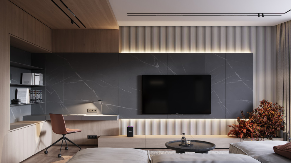 Обложка проекта: Дизайн-проект квартиры в ЖК «Кутузовская Ривьера» 80.6 кв.м