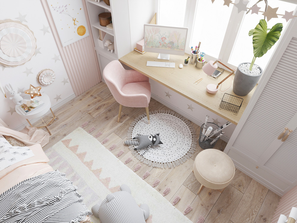 Обложка проекта: Квартира премиум класса в ЖК Sky 7 (детская девочки)