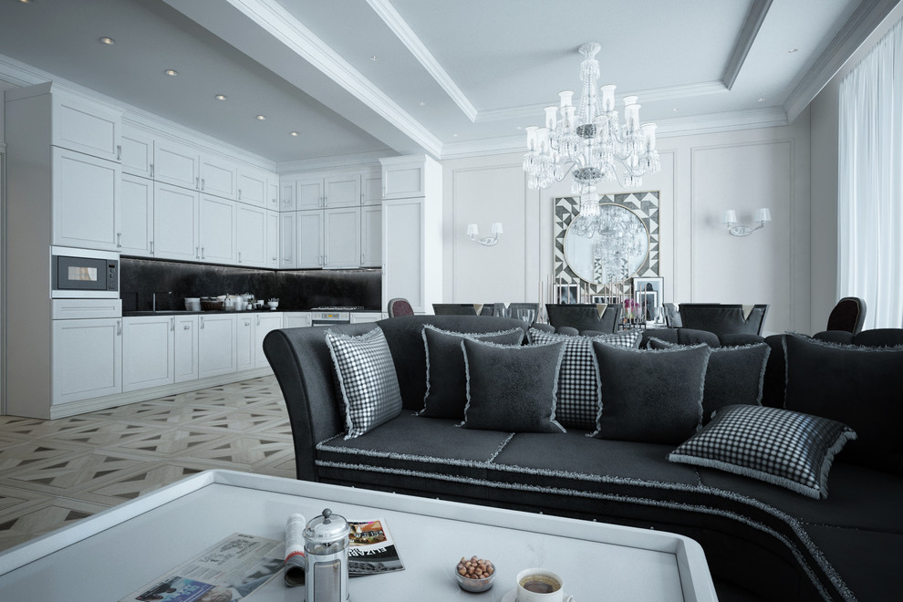 Интерьер таунхауса в Москве.