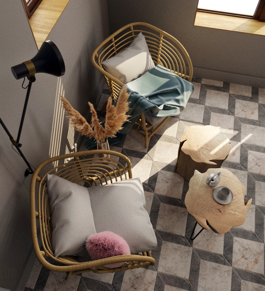 Дизайн интерьера бани (комната отдыха)