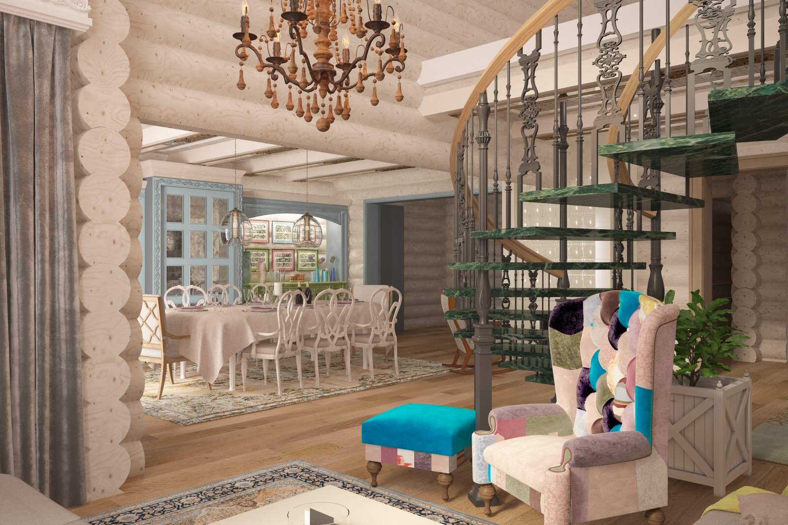 Дом из бревна