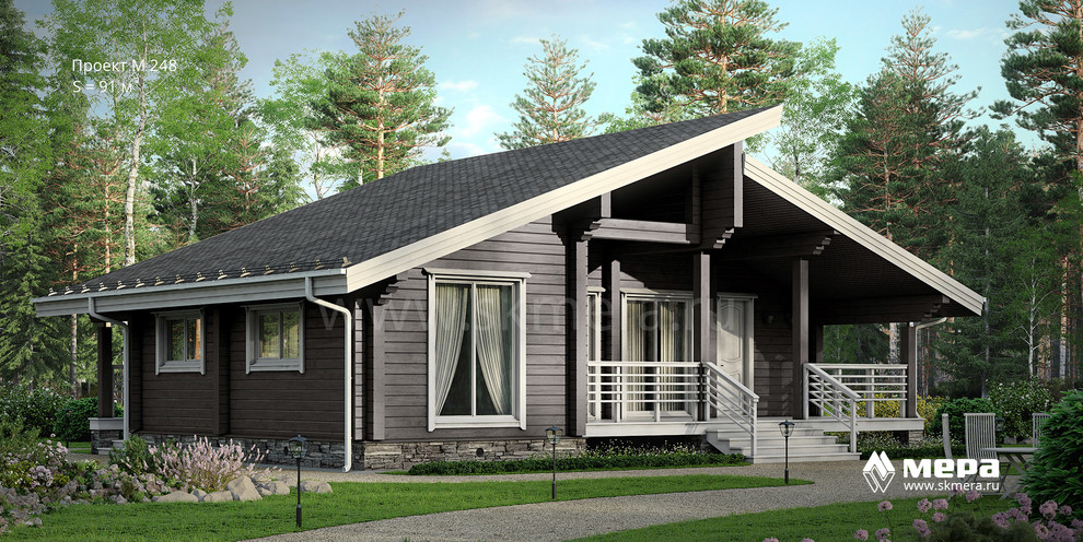 Обложка проекта: Проекты современных домов из клееного бруса