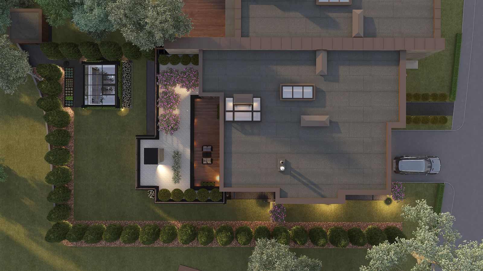 Загородный дом в современном стиле