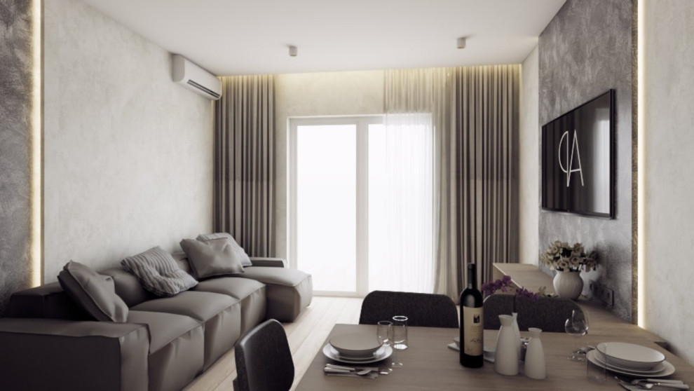 Дизайн интерьера в светлых тонах