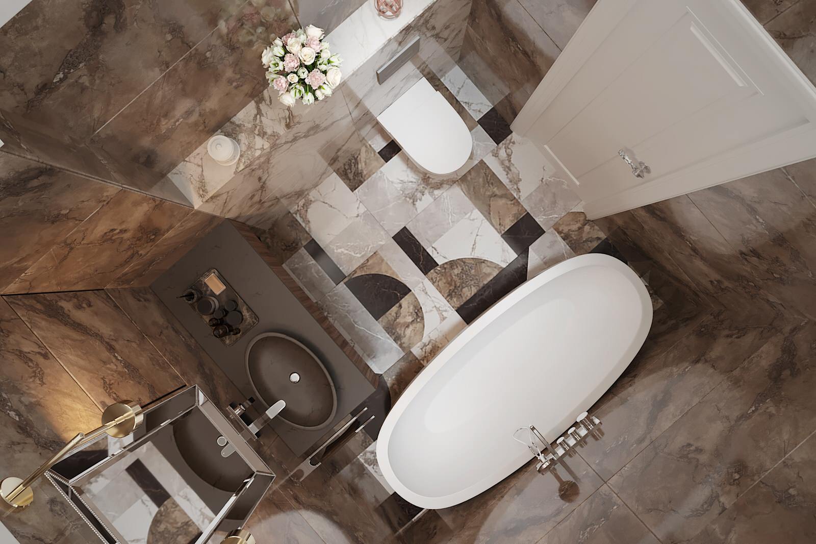 Обложка проекта: Дизайн квартиры 135 кв.м. в ЖК Донской Олимп