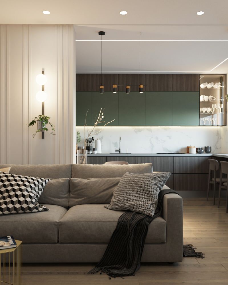 Яркая квартира 74 метра в ПетроглифПарке