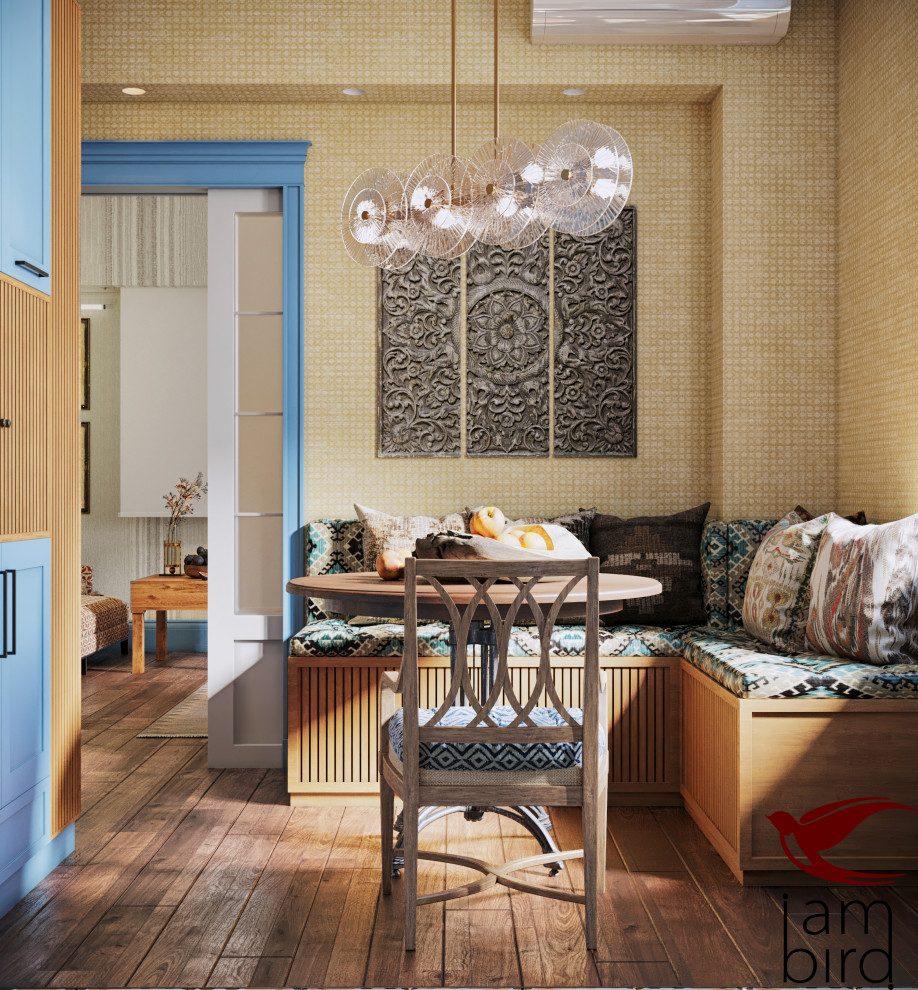 Бохо-Шик в историческом районе Москвы 80 кв.м