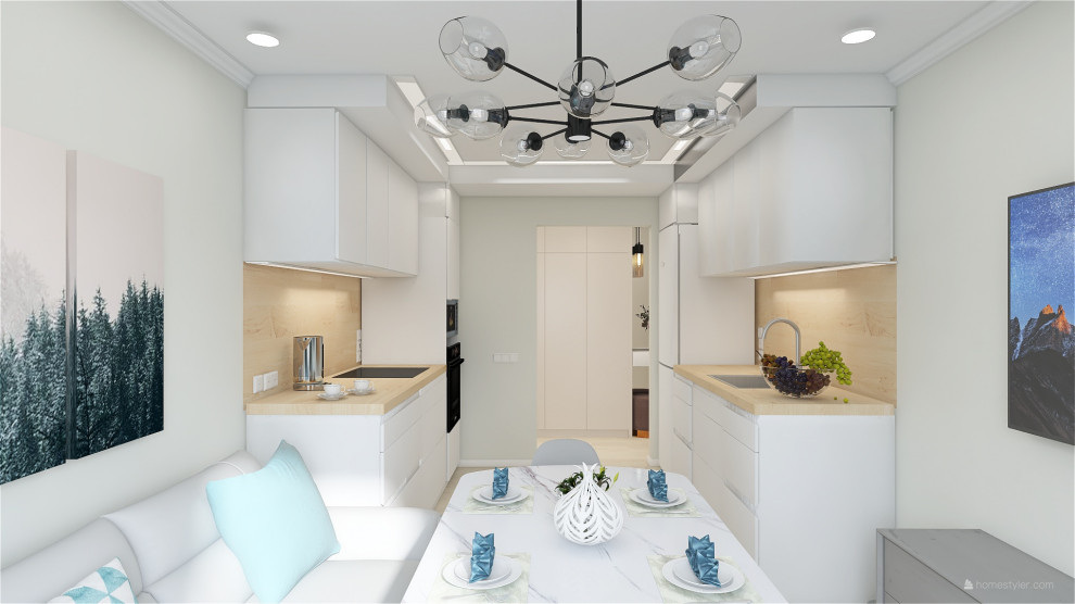 Трехкомнатная квартира в панельном доме