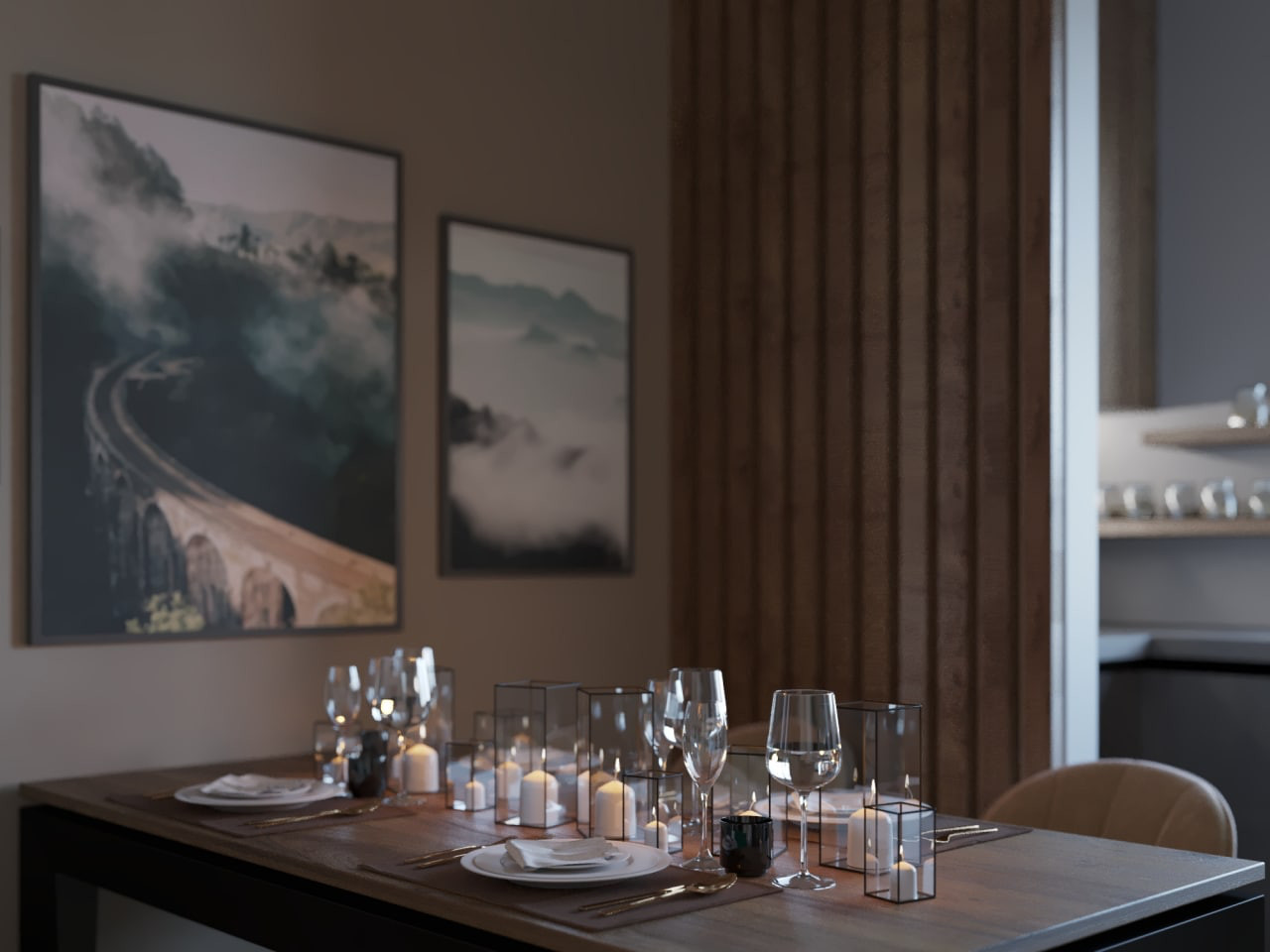 Таинственный лес, обеденная зона