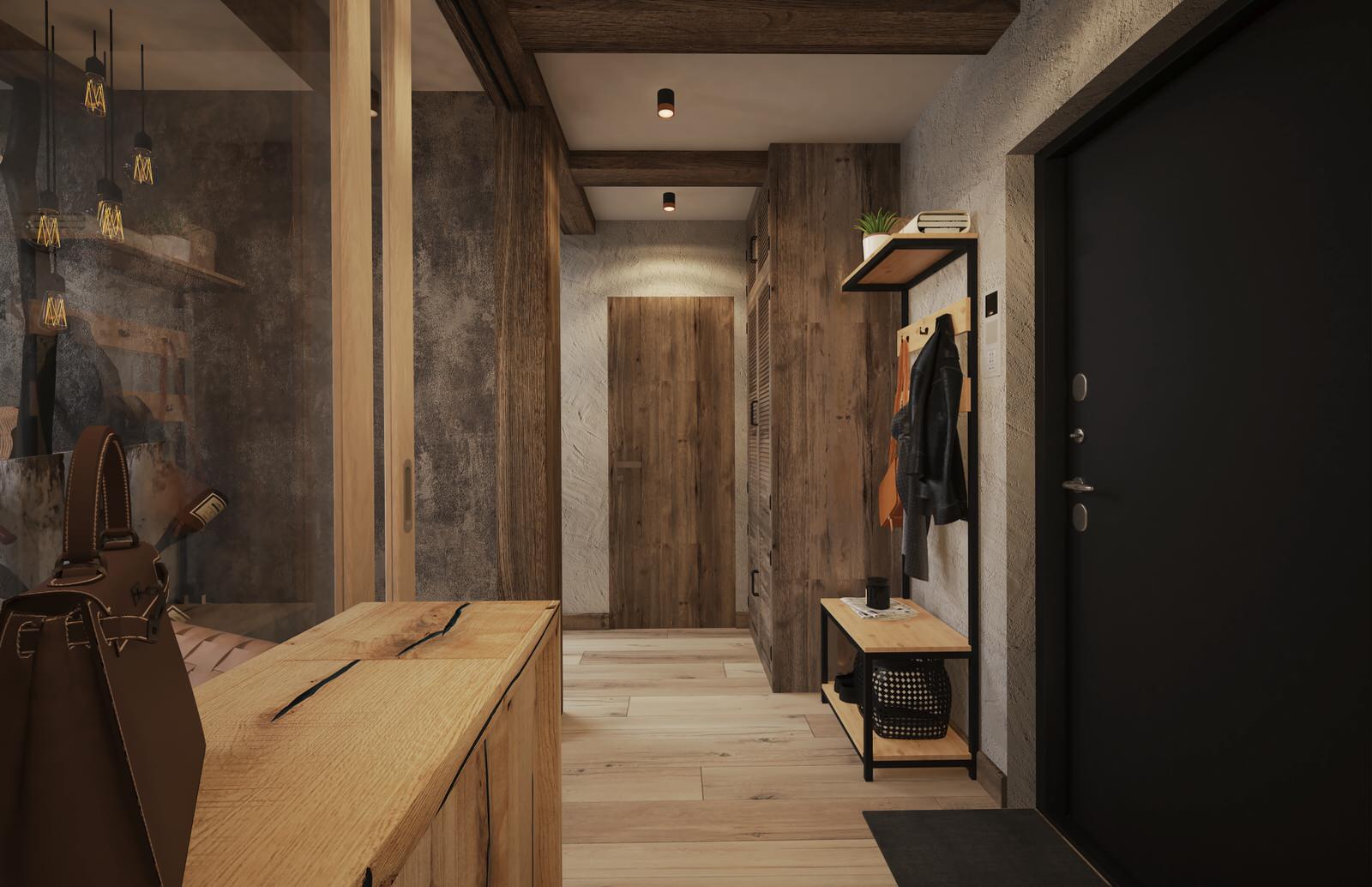 Двухкомнатная квартира. 64 кв.м. в стиле Бохо