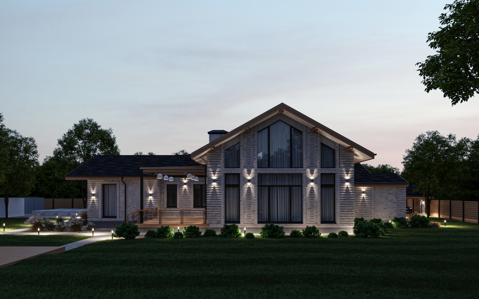 Одноэтажный дом в Курске