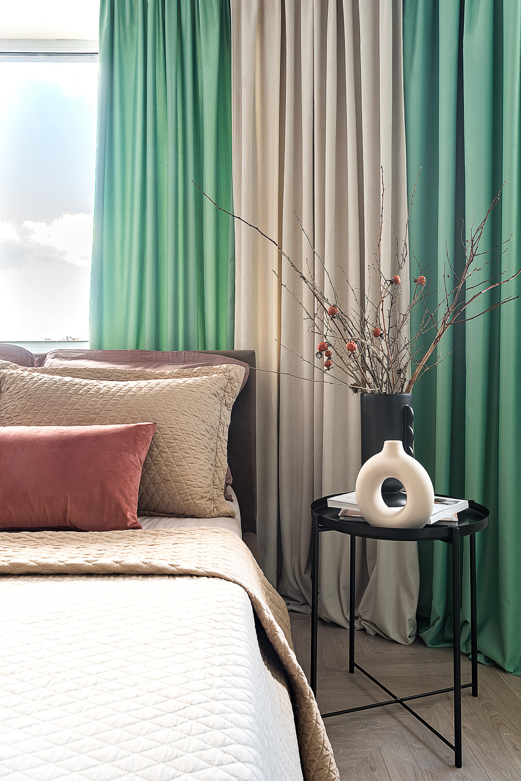 До и после: 35 кв.м. — пятиугольная квартира