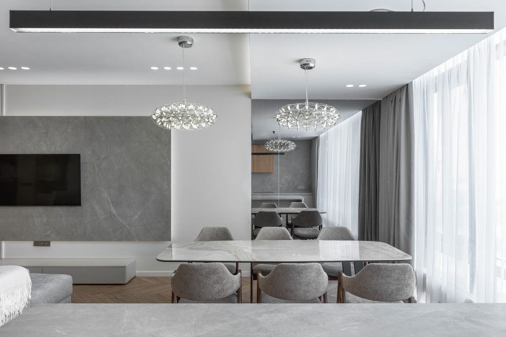 Реализованный проект квартиры 100кв.м в ЖК Атлантис