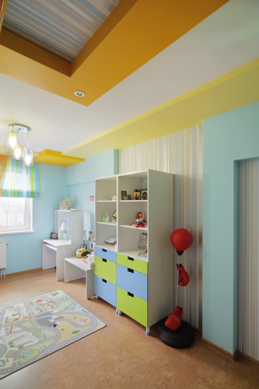 Интерьер 3-хкомнатной квартиры-студии