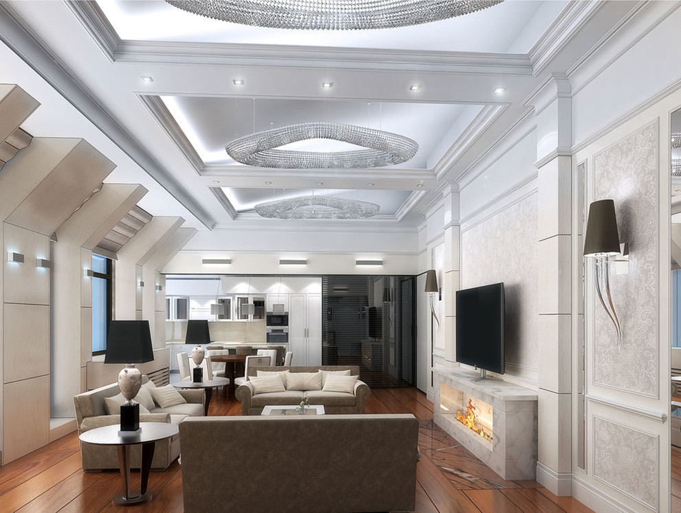 Flat design - modern living