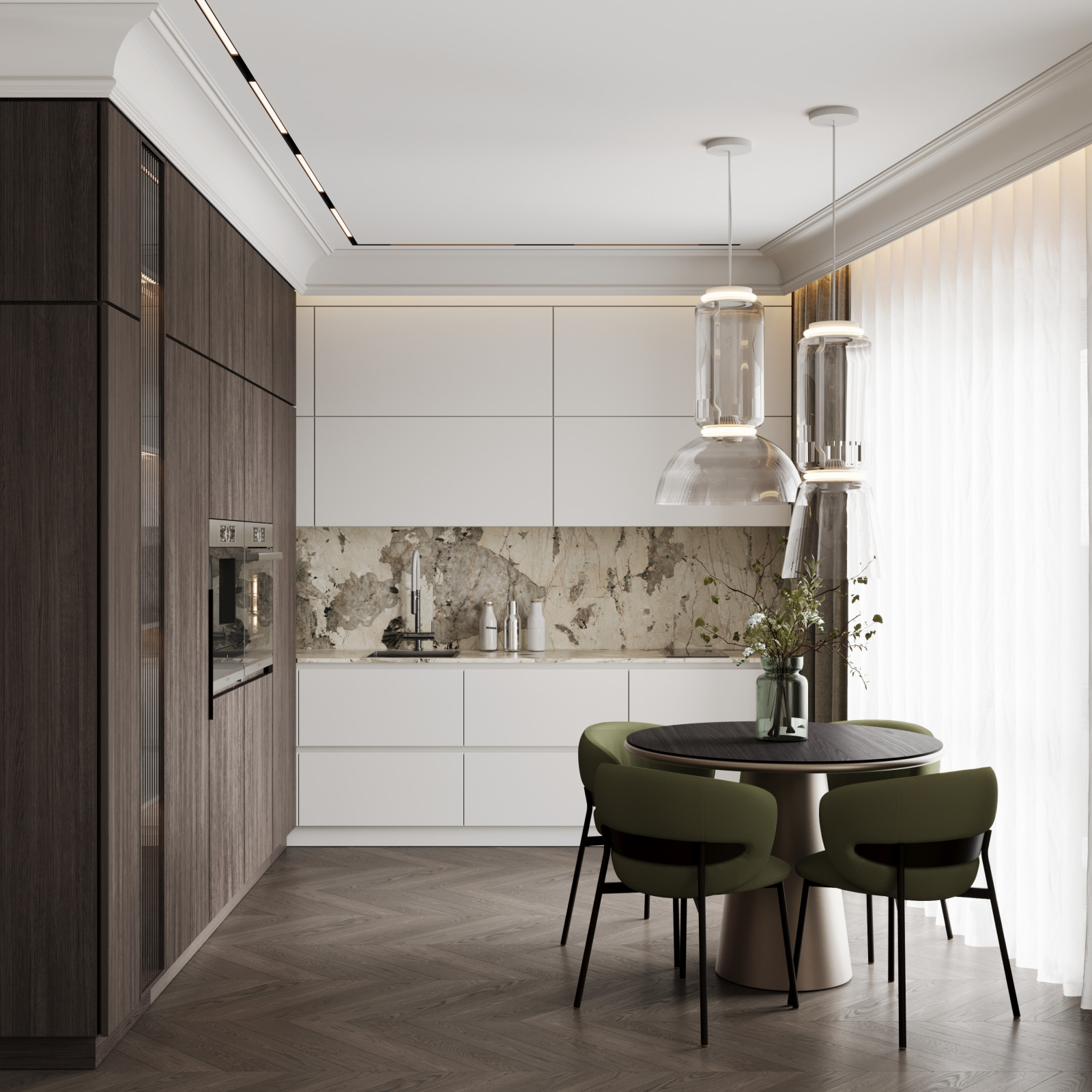 Обложка проекта: Интерьер современной квартиры в неоклассике