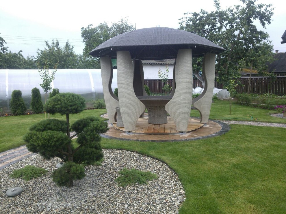 беседка Everest комбинированная с крышей венге