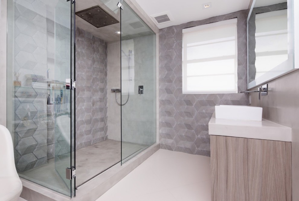 Обложка проекта: Микроцемент Topciment во влажных помещениях