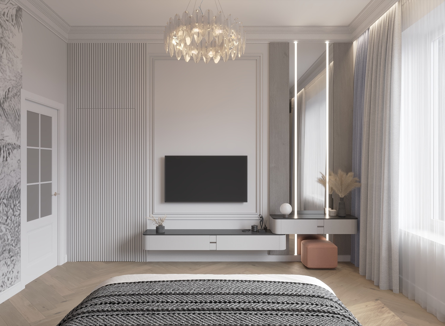 Спальня 16.7 кв м